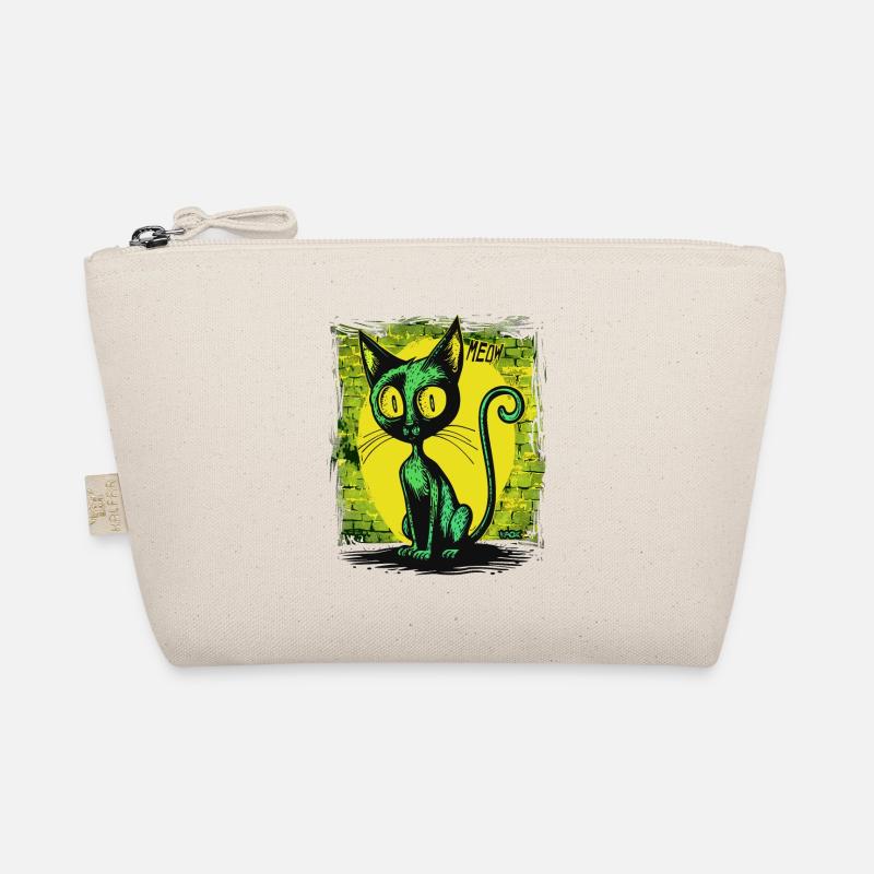Super cool funny cat, meow Organic Pouch