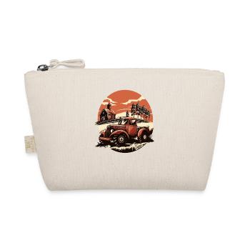 Idylle rurale : grange et tracteur, agriculteurs - Trousse biologique - nature - Devant
