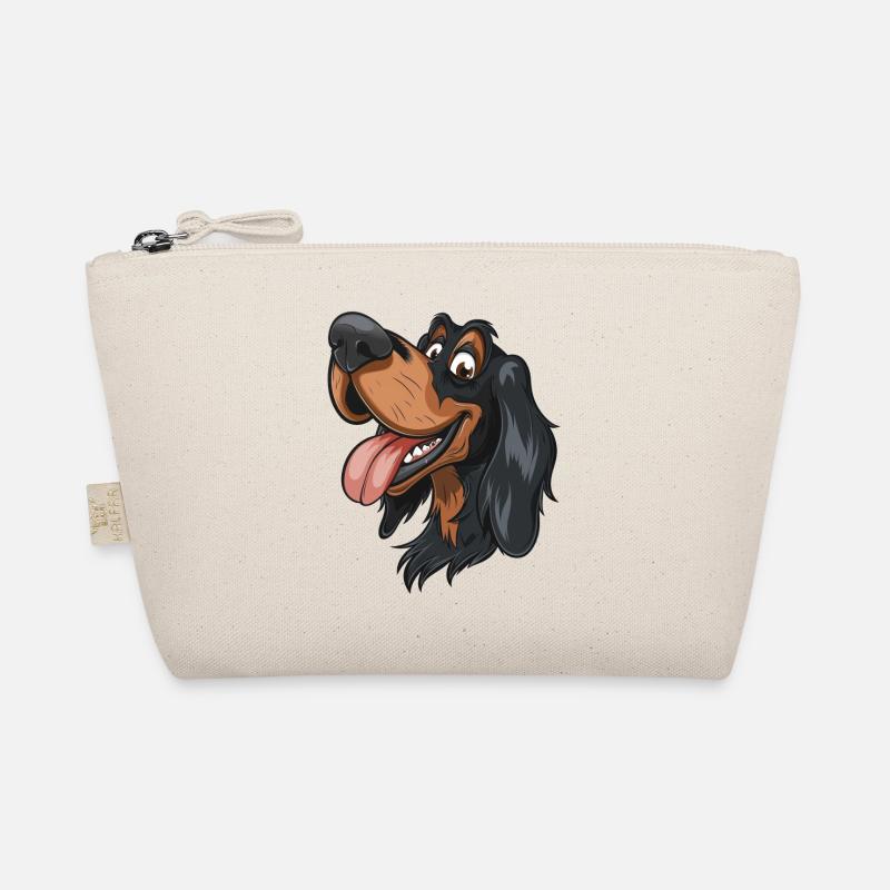 Gordon Setter | Scottish Setter | Cartoon Organic Pouch