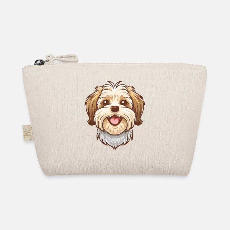 Havaneser | Havanese | Cartoon Artwork Bio-Täschchen