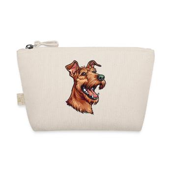 Irish Terrier | Cartoon Artwork - Bio-Täschchen - Natur - Vorne