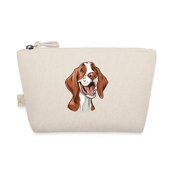 Italienischer Vorstehhund | Bracco Italiano - Bio-Täschchen - Natur - Vorne