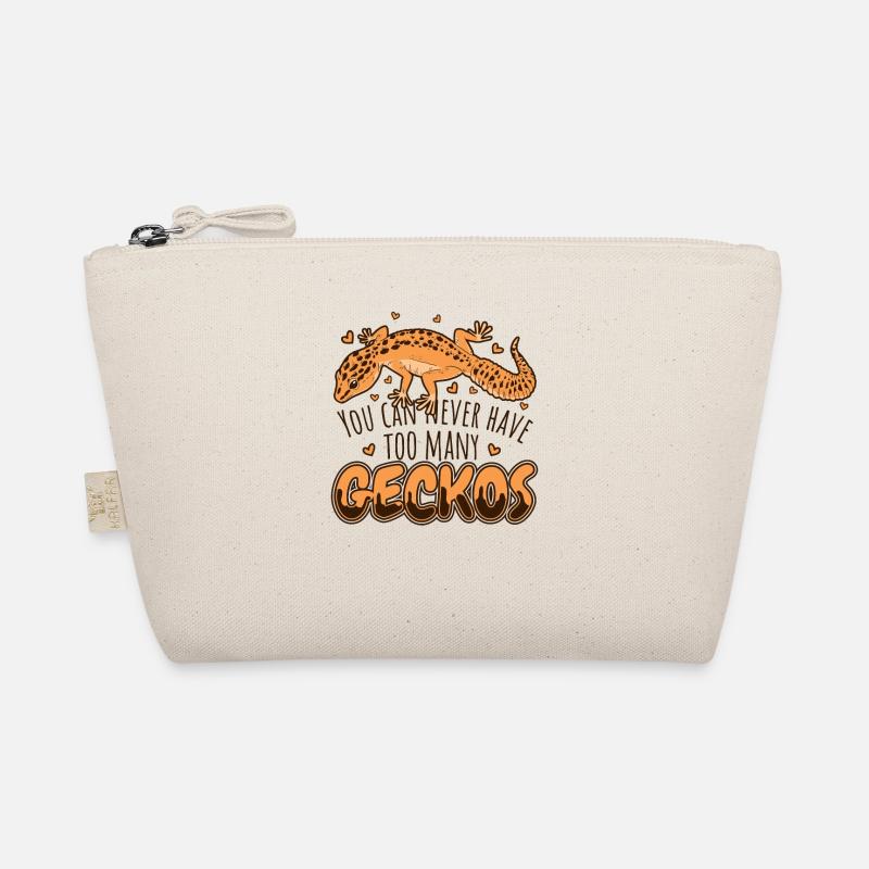 Can Never Have Too Many Geckos Gekkota Crested Organic Pouch