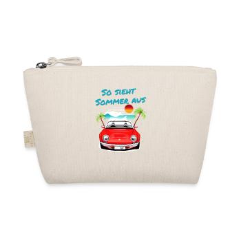 Cabriolet So sieht Sommer aus Cabrio Spaß Sonne - Bio-Täschchen - Natur - Vorne