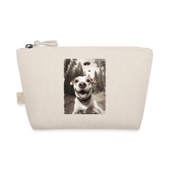 Dogs Selfie With Alien Spaceship - Organic Pouch - nature - Front