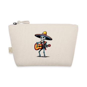 Guitariste squelette mariachi mexicain - Trousse biologique - nature - Devant