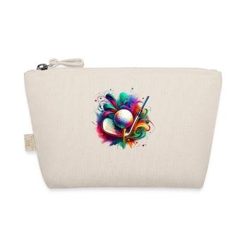Colorful Golfer Golf Player Golfing Golfers - Organic Pouch - nature - Front
