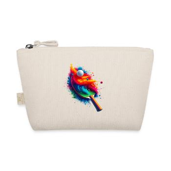 Splash Art Joueur de tennis de table Raquette de ping-pong - Trousse biologique - nature - Devant