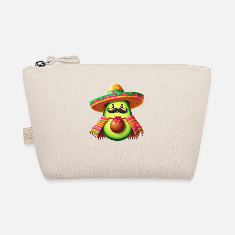 Cinco de Mayo Avocado Schnurrbart Bio-Täschchen
