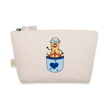 Bag Peanut Sailors Sailors Helmsman - Organic Pouch - nature - Front