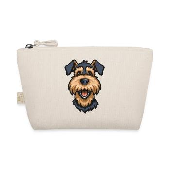 Terrier de Lakeland | Terrier à fourrure | Illustration de dessin animé - Trousse biologique - nature - Devant