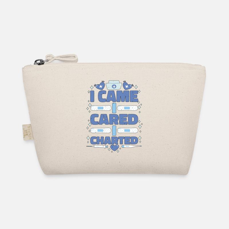 I Came I Cared I Charted 2 Organic Pouch
