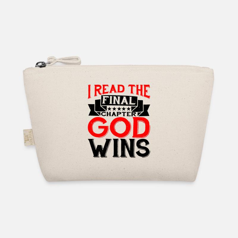 I Read The Final Chapter, God Wins Bio-Täschchen