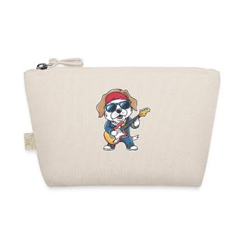 Sloth Playing Guitar Gift - Organic Pouch - nature - Front