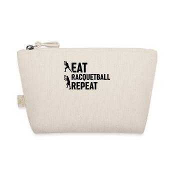 Eat Racquetball Repeat - Organic Pouch - nature - Front