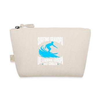 Surfender Surfer - Bio-Täschchen - Natur - Vorne
