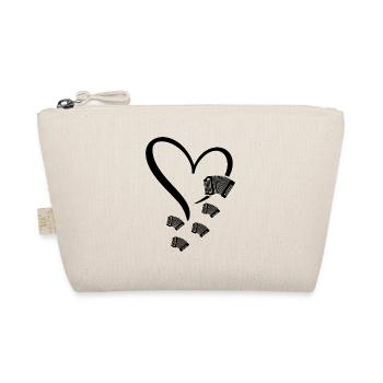Accordion Heart Accordion Player Accordions Instru - Bio-Täschchen - Natur - Vorne
