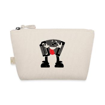 Funny Accordion Instrument Air Accordion Player Ac - Bio-Täschchen - Natur - Vorne