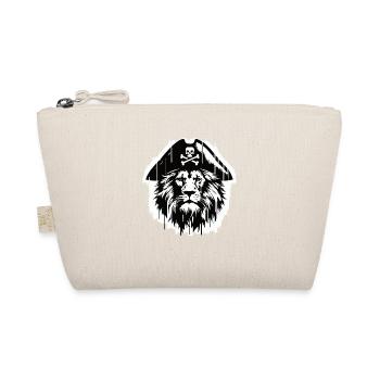 Pirate Lion Pirate Lion Graffiti Street Art Style - Organic Pouch - nature - Front