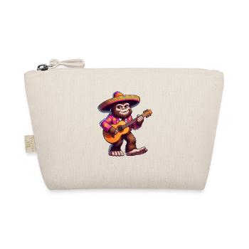Cinco de Mayo Bigfoot Mariachi guitarist - Organic Pouch - nature - Front
