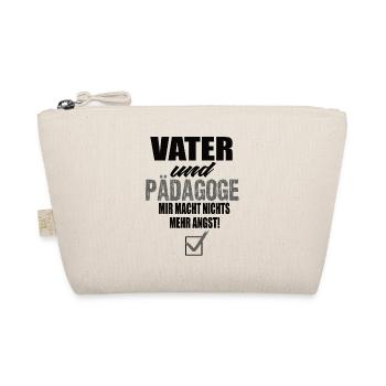 Father and Educator - Organic Pouch - nature - Front
