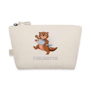 Otto Name, Fischotto Outfit for Name Day with Name - Organic Pouch - nature - Front