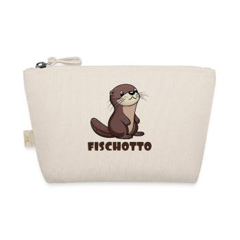 Otto Name, Fischotto Outfit for Name Day with Name - Organic Pouch - nature - Front