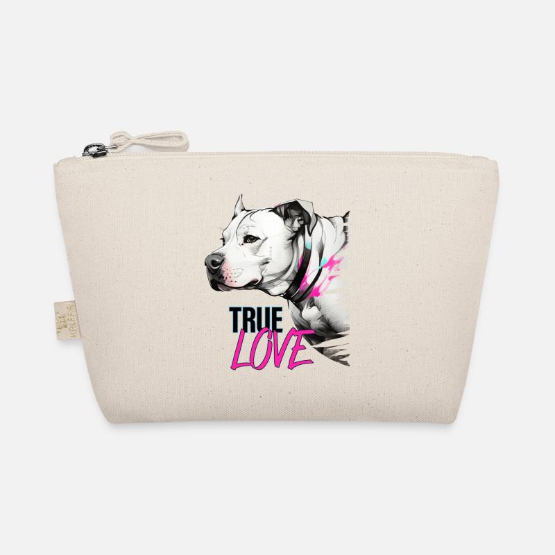 hunde liebe , hunde true love Bio-Täschchen
