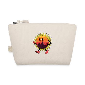 Retro Sonne Vintage Wanderung Natur 80er 90er - Bio-Täschchen - Natur - Vorne
