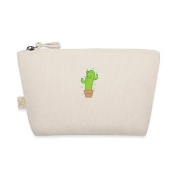 Cactus with good mood - Organic Pouch - nature - Front