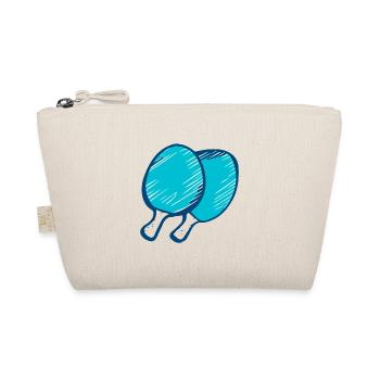 Ping Pong Raquets - Organic Pouch - nature - Front