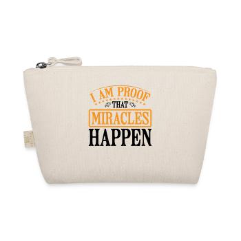 I Am Proof That Miracles Happen 11 - Bio-Täschchen - Natur - Vorne