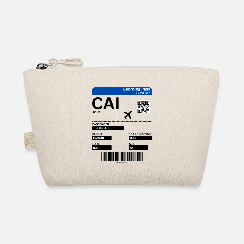 Cairo Egypt Flight Ticket Cairo Holiday Idea Organic Pouch