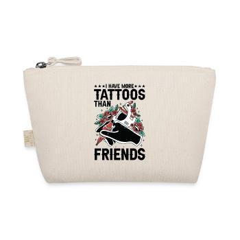 I Have More Tattoos Than Friends 27 - Bio-Täschchen - Natur - Vorne