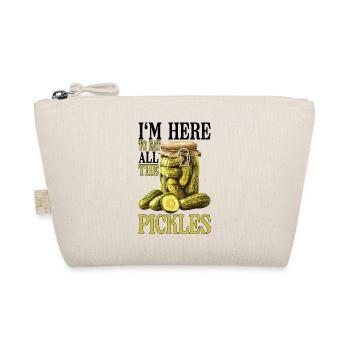 I'm Here To Eat All The Pickles 5 - Organic Pouch - nature - Front