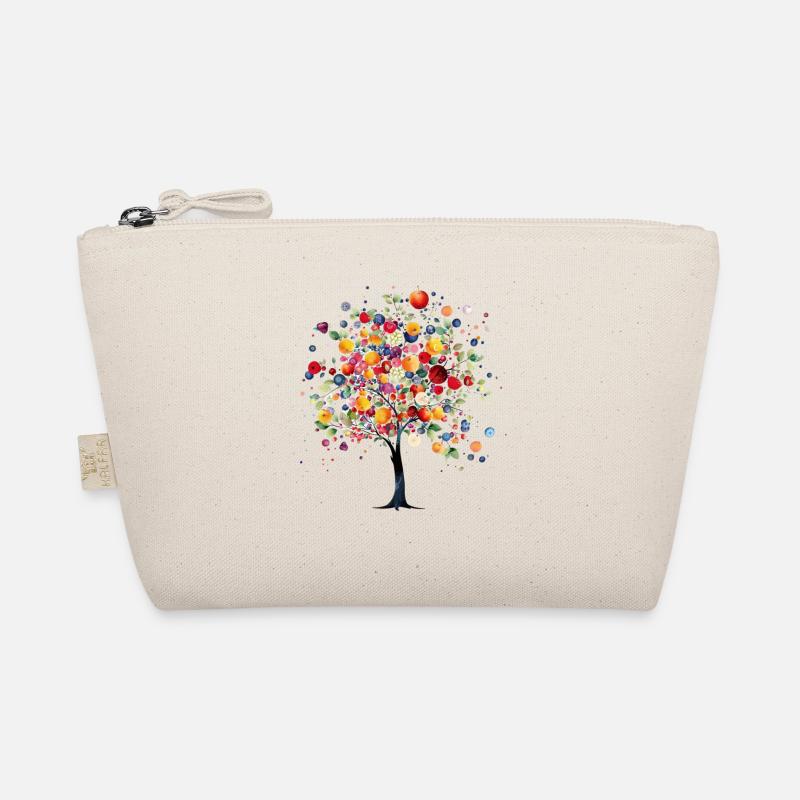 Colorful fruit tree in magical light Organic Pouch