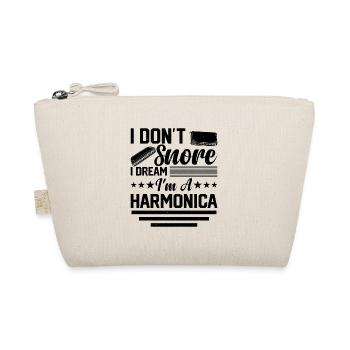 I Don't Snore I Dream I'm A Harmonica - Funny Harm - Organic Pouch - nature - Front