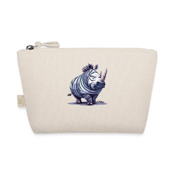 drôle de rhinocéros déguisé en gros zèbre - Trousse biologique - nature - Devant
