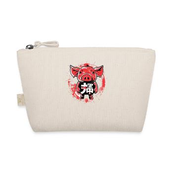 Naughty Pig Boy, le petit cochon - Trousse biologique - nature - Devant