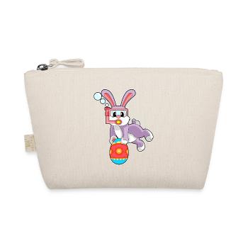 Hase Ostern Tauchen - Bio-Täschchen - Natur - Vorne