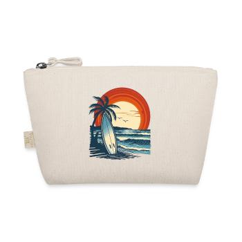Planche de surf sur la plage au coucher du soleil - Trousse biologique - nature - Devant