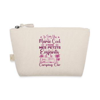 Grandma I love My Little Children and the Campervan - Organic Pouch - nature - Front