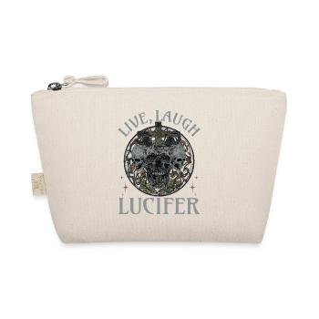 Live Love Lucifer Goth Festival Death Metal - Organic Pouch - nature - Front