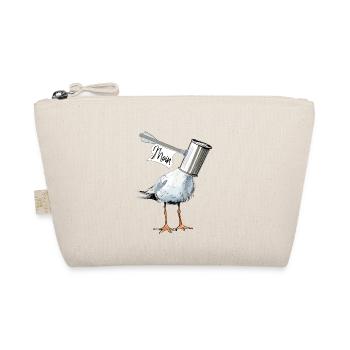 Möwe Moin lustiges Motiv Hamburg Bremen Dialekt - Bio-Täschchen - Natur - Vorne
