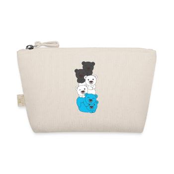 Mascic Flag Pride LGBTQ Ours mignon - Trousse biologique - nature - Devant