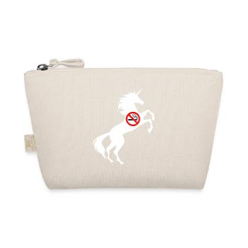 T-shirt Licorne avec symbole non fumeur Ne fumez pas Pun - Trousse biologique - nature - Devant