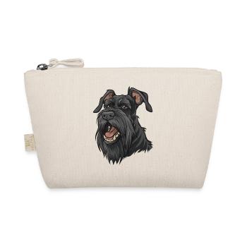 Riesenschnauzer | Giant Schnauzer | Cartoon - Bio-Täschchen - Natur - Vorne