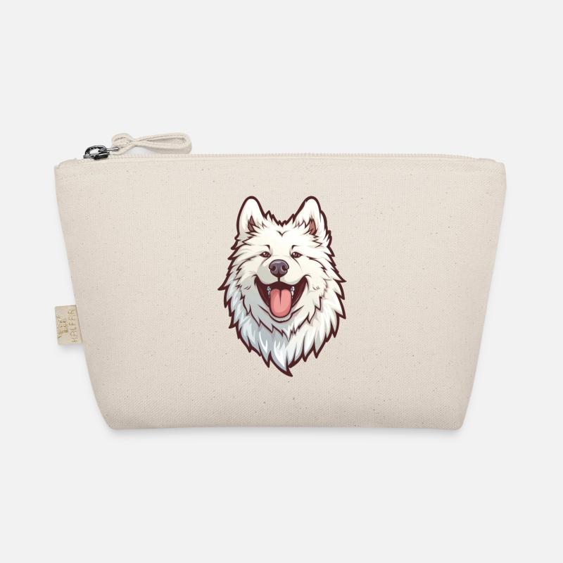 Samoyed | Samoyed | Cartoon Artwork Organic Pouch