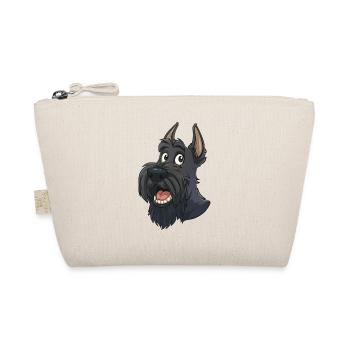 Scottish Terrier | Cartoon Artwork - Organic Pouch - nature - Front