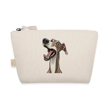 Sloughi | Arabian Greyhound | Cartoon Artwork - Organic Pouch - nature - Front